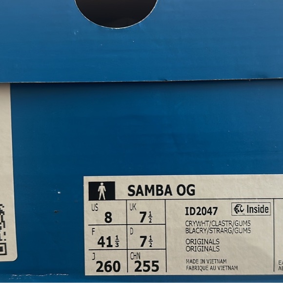 NIB Adidas Samba OG unisex M8/W10 - Picture 3 of 4